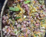 Foto del paso 2 de la receta: Berenjenas y zapallitos rellenos, picada, verdeo y verduras