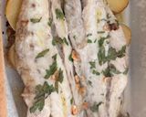 Foto del paso 7 de la receta: Corvina al horno con patata panadera