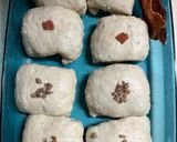 A picture of step 7 of Filled Make-Ahead Breakfast Biscuits.