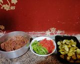 A picture of step 1 of Beef Shawarma.