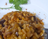Foto del paso 11 de la receta: Arroz mantecoso de gochujang y papada ibérica con portobellos