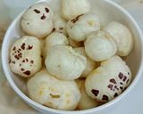 A picture of step 3 of Panchamrit Janmashtami Prasad.