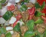 A picture of step 6 of Chicken Shashlik With Gravy and Fried Rice.