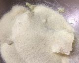 A picture of step 1 of Aloo suji roti.