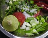 A picture of step 7 of Veg Thukpa soup with noodles.