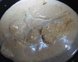 A picture of step 3 of Chicken Fillets in Almond and Mushroom Sauce.