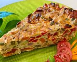 Une image de l'étape 3 de Quiche sans pâte aux légumes d’été.