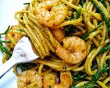 Spaghetti With King Prawns, Samphire & Pesto recipe step 5 photo