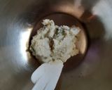 A picture of step 3 of Rice bread roll(leftover rice).