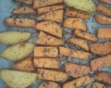 Foto del paso 5 de la receta Rodaballo a la Plancha con Batatas Rústicas y Mayonesa de Yakiniku