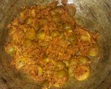 A picture of step 4 of Gumberry veggie.