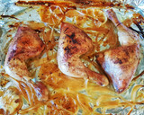 Foto del paso 12 de la receta: Muslos de Pollo al horno con Vino Blanco Dulce al Limón