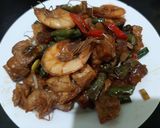 Foto langkah ke 5 dari resep Tahu Tempe kecap pedas.