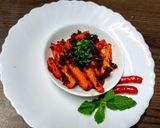 A picture of step 2 of 🥕 Spicy Instant Carrot Pickle 🌶️ | Quick & Tangy Homemade Pickle.
