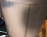 A picture of step 2 of Banana coffee shake.