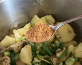 Foto del paso 14 de la receta: Bullabesa de salmón y gambones, con verduras del hortet
