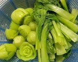 Hình bước làm 7 của món Cải thìa xào dầu hào