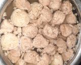 A picture of step 1 of Soyabean Dum Biryani.