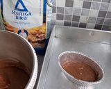 Foto langkah ke 3 dari resep Mini Choco Cheese Banana Cake.