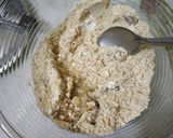 A picture of step 2 of Biscuit Laddoo.