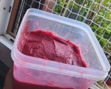 Une image de l'étape 9 de Sorbet framboise.