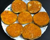 A picture of step 4 of Baingan (Brinjal) Tawa Fry.