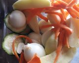 Foto del paso 1 de la receta: Verduras y carne al horno