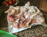 A picture of step 1 of Mediterranean Inspired Chicken Stew with Olives, Tomatoes & Potatoes.