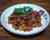 Foto langkah ke 3 dari resep Balado Tempe Teri Daun Jeruk.