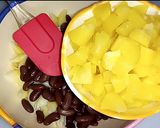 A picture of step 1 of Italian Red Bean Pasta Salad.