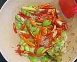 Foto langkah ke 4 dari resep Ikan Bilis Cabe Garam + Pete.