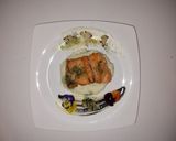 Foto del paso 2 de la receta: Trucha en puré de coliflor y salsa blanquet con eneldo y tinta de calamar