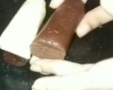 A picture of step 6 of Easy eggless chocolate marble cookies 🍪.