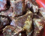 Foto langkah ke 2 dari resep Kambing lada hitam panggang.