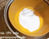 รูปขั้นตอนการทำที่ 4 ของ Brownie บราวนี่ หม้ออบลมร้อน แบบถาด7×7 น้ำตาลแค่ 135 กรัม ก็ฟิล์มนะ