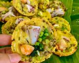 Hình bước làm 2 của món Bánh khọt miền tây