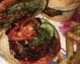 A picture of step 8 of Vegetable burger.
