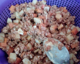 Foto del paso 3 de la receta: Tortitas de papa rellenas de picadillo
