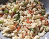 A picture of step 3 of Vegetable Macaroni.