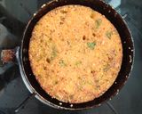 A picture of step 3 of Corn Handvo.