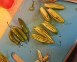 A picture of step 4 of Aguachiles seafood.