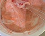Rose Chiffon cake with Strawberry jam buttercream langkah memasak 3 foto