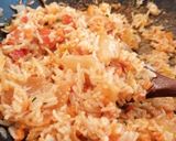 Une image de l'étape 6 de Riz frit et riz frit au kimchi.