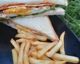 Foto langkah ke 5 dari resep Sandwich telor ceplok.