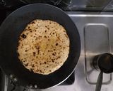 A picture of step 2 of Makuni or sattu paratha.