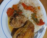 Foto do passo 5 de Coxas de Frango com Pimentos e Cenouras