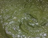 A picture of step 2 of Palak gosht.