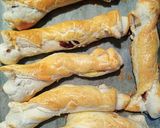 Pudingos töltött csavart rudacska recept fázis 4 fotója