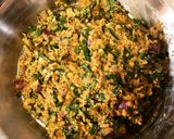 A picture of step 2 of Dal Palak Paniyaram.