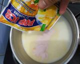 Foto langkah ke 2 dari resep Soft Puding Coklat Mangga.